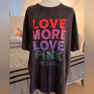 PINK Victoria's Secret Black T-Shirt